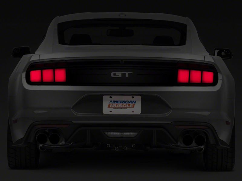 Load image into Gallery viewer, Raxiom 15-23 Ford Mustang Profile LED Tail Lights Gloss Blk Housing- Red Lens
