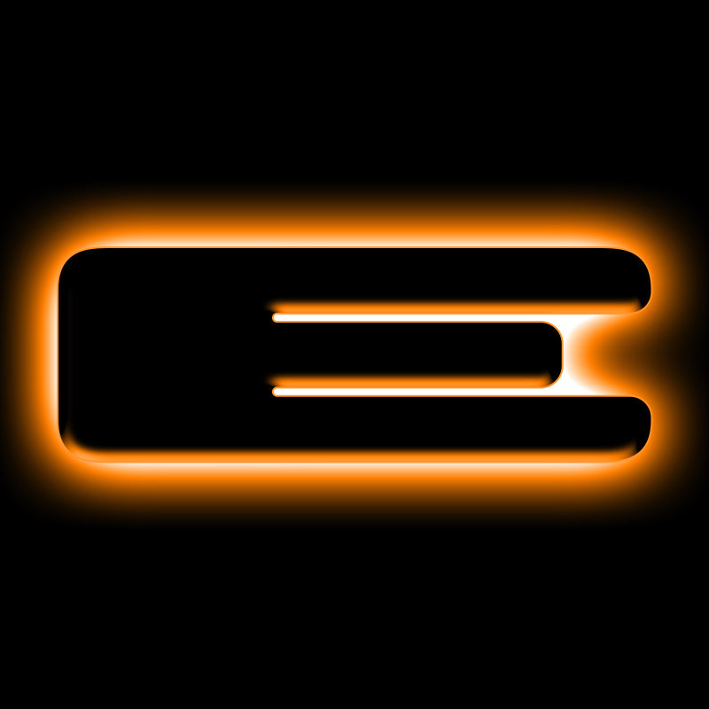 Load image into Gallery viewer, ORACLE Lighting Universal Illuminated LED Letter Badges - Matte Blk Surface Finish - E
