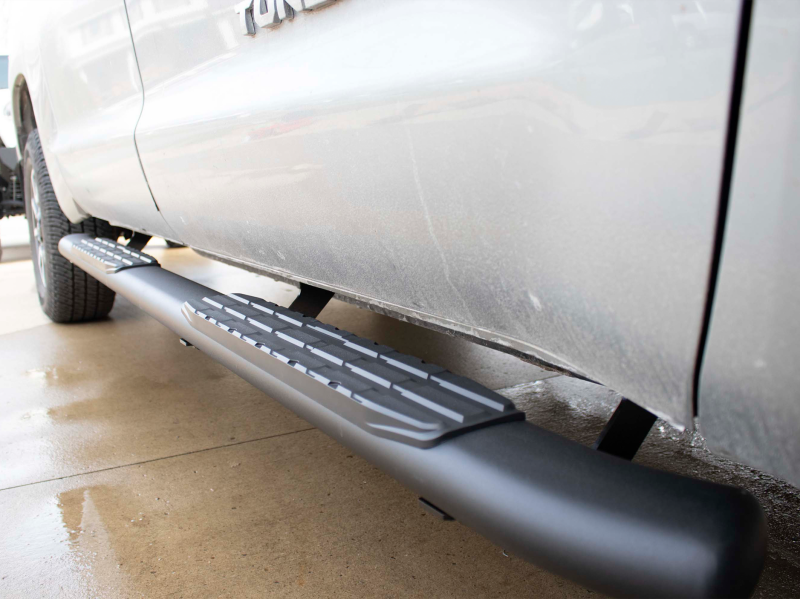 Load image into Gallery viewer, Fishbone Offroad 07-21 Toyota Tundra Crew Max Cab Oval Side Steps - Black Textured
