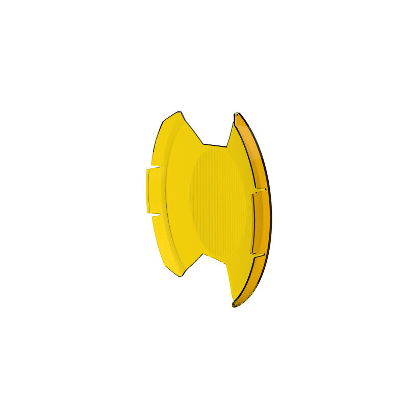 Load image into Gallery viewer, KC HiLiTES SlimLite 8in. LED Light Shield SAE Driving (Shield Only) - Selective Yellow
