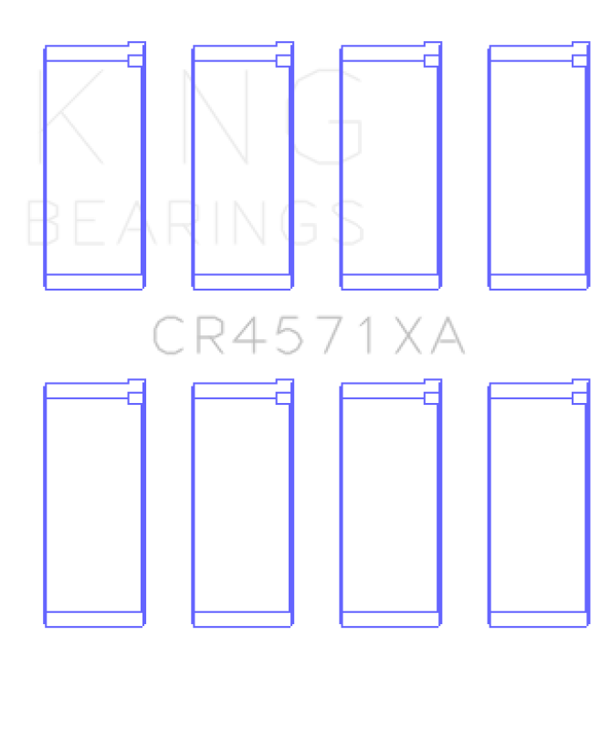 Load image into Gallery viewer, King Engine Bearings Mitsubishi 4D56 (Size +0.25mm) Connecting Rod Bearing Set
