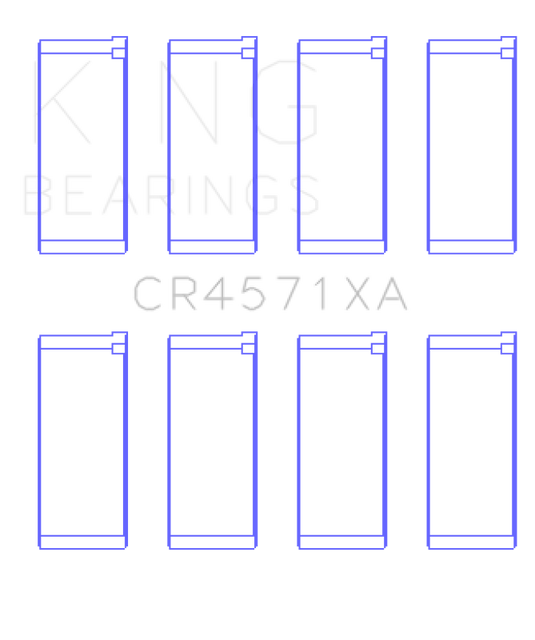 King Engine Bearings Mitsubishi 4D56 (Size +0.25mm) Connecting Rod Bearing Set