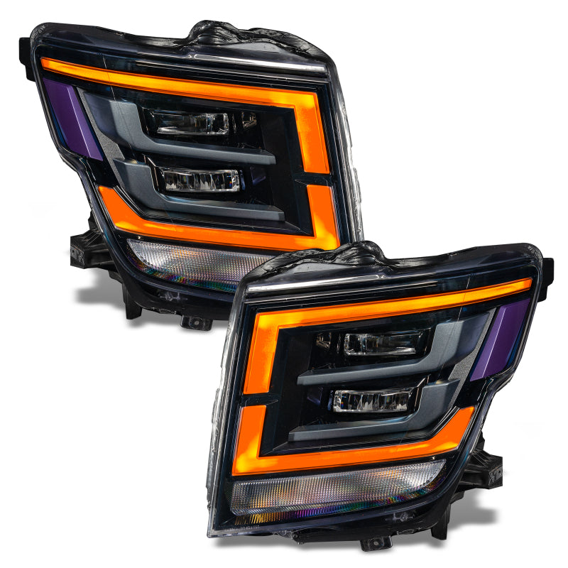 Load image into Gallery viewer, Oracle 21-22 Nissan Titan RGB+W Headlight DRL Upgrade - ColorSHIFT w/ BC1 Controller
