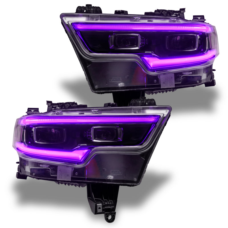Load image into Gallery viewer, Oracle 19-21 RAM 1500 Headlight DRL Kit Projector LED - RGBW+A w/ Simple Controller
