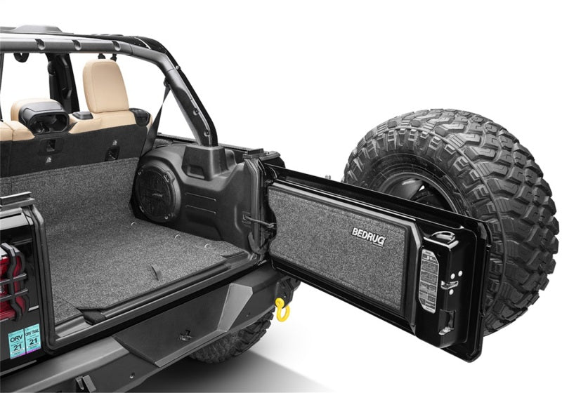 Load image into Gallery viewer, BedRug 18-23 Jeep Wrangler JL 2 Door 4pc Rear Cargo Kit
