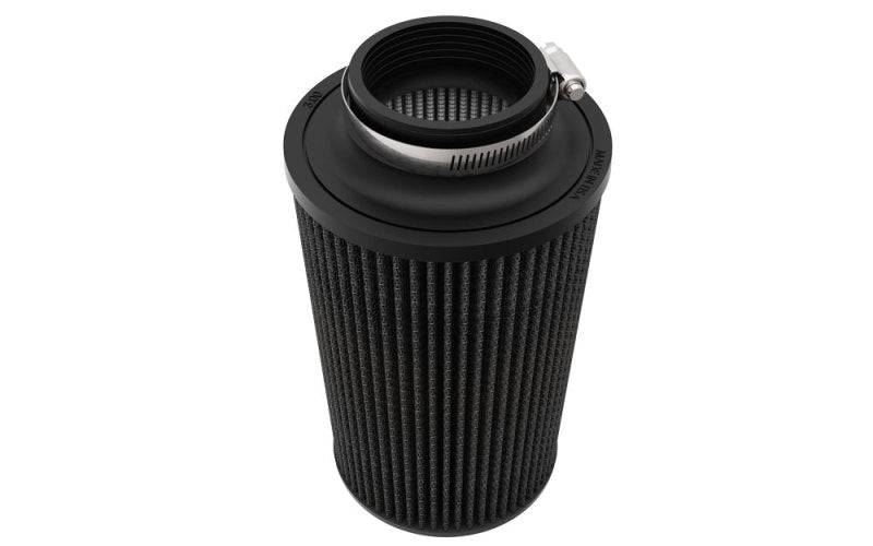 Load image into Gallery viewer, K&amp;N Universal Round Clamp-On Air Filter 3in ID 9in Height 6in Base OD 5.25 Top OD
