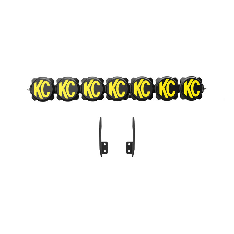 Load image into Gallery viewer, KC HiLiTES 11-16 Ford Super Duty Gravity LED Pro6 7-Light Bar Kit - Front Bumper
