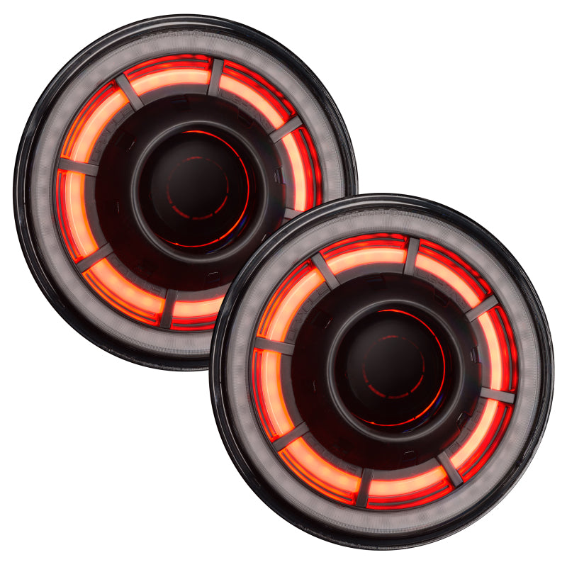 Load image into Gallery viewer, Oracle Oculus 7in ColorSHIFT Bi-LED Projector Headlights for Jeep Wrangler JK
