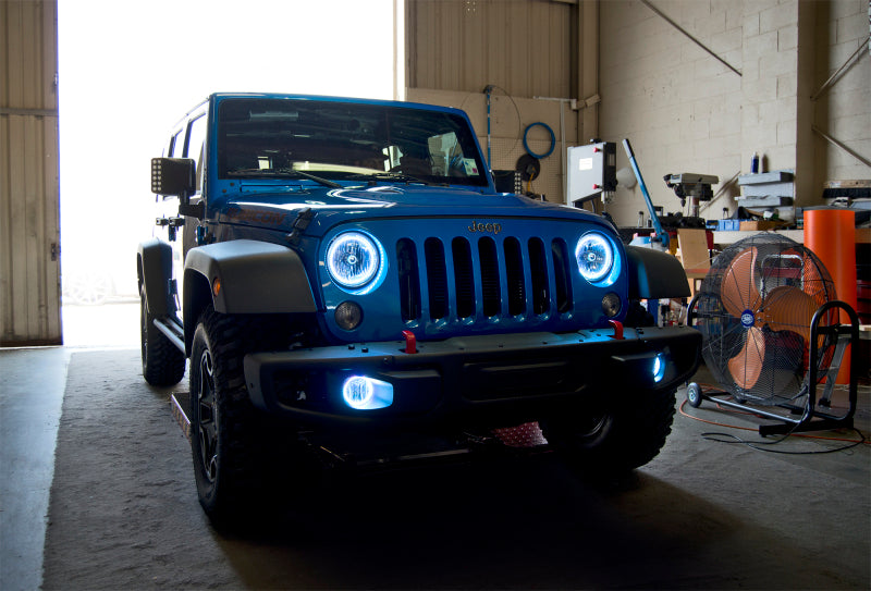 Load image into Gallery viewer, Oracle Jeep Wrangler 07-17 LED Halo Kit - White SEE WARRANTY
