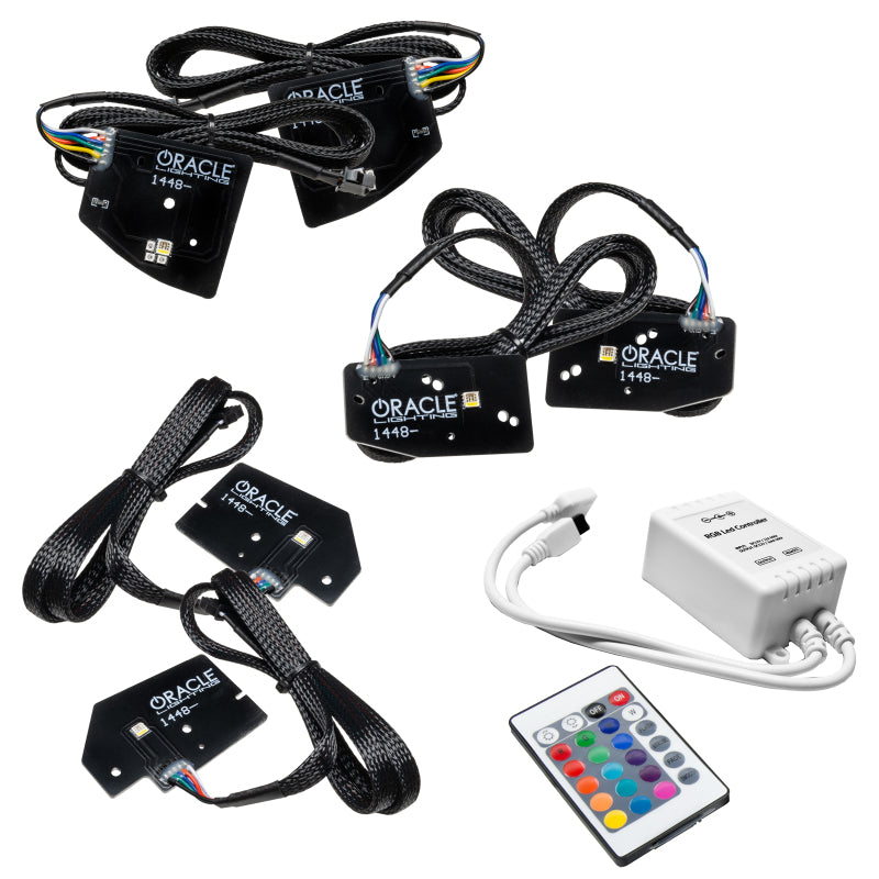 Load image into Gallery viewer, Oracle 19-21 RAM 1500 Headlight DRL Kit Projector LED - RGBW+A w/ Simple Controller
