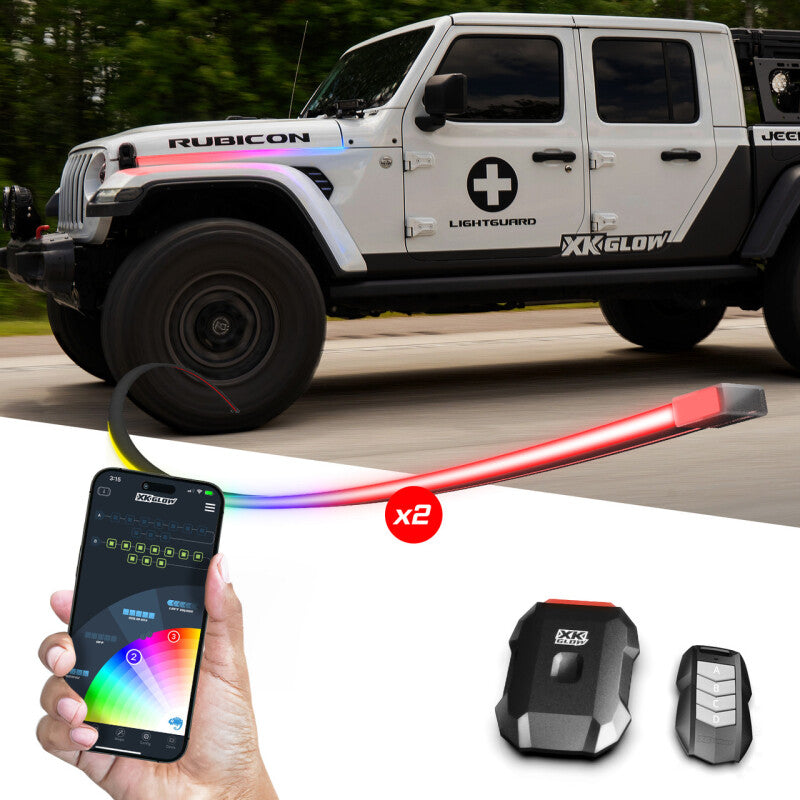 Load image into Gallery viewer, XK Glow Addressable Accent Light Strip Kit For Jeep
