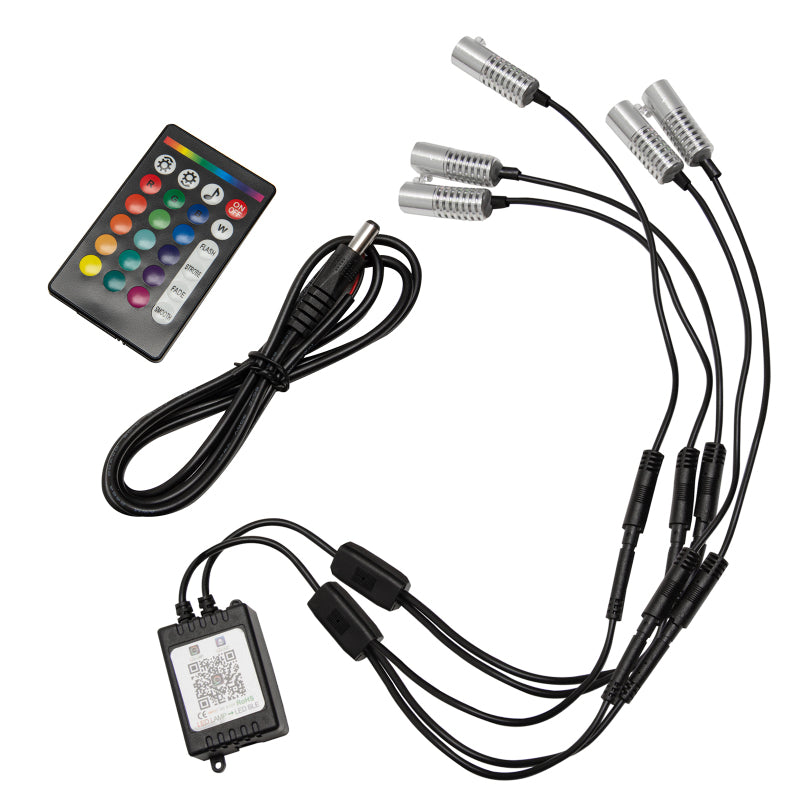 Load image into Gallery viewer, Oracle Fiber Optic LED Light Head - ColorSHIFT (4PCS) - ColorSHIFT
