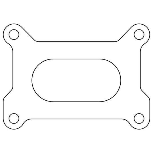 Cometic Holley 2 Barrel 500 CFM .039in Fiber Carburetor Gasket - 3.640in x 1.750in - Open Plenum