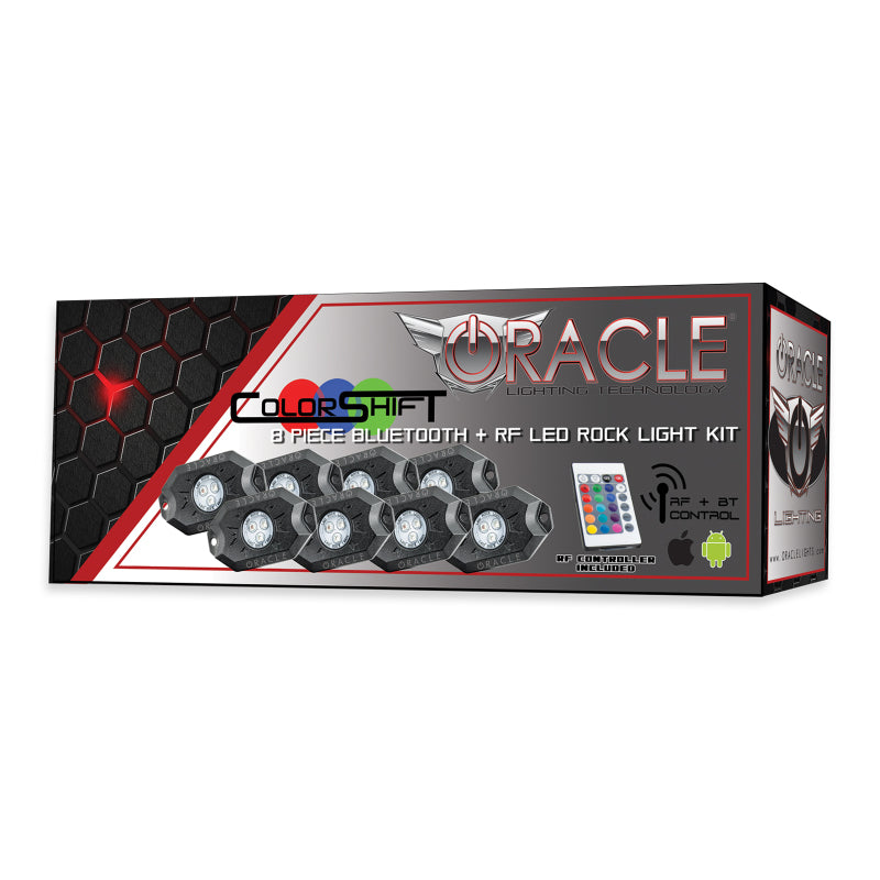 Load image into Gallery viewer, Oracle Bluetooth + RF Underbody Rock Light Kit - 8 PCS - ColorSHIFT
