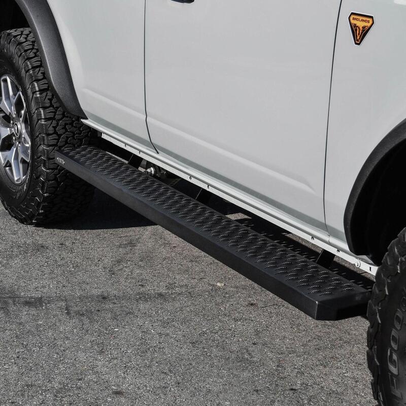 Load image into Gallery viewer, Westin Grate Steps Running Boards 75 in - Textured Black
