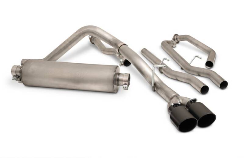 Load image into Gallery viewer, Gibson 22-24 Toyota Tundra 3.5L-T V6 Crew Max Black Elite Stainless Cat Back Dual Sport Exhaust
