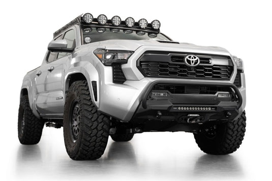 Addictive Desert Designs2024+ Toyota Tacoma Stealth Center Mount Winch Front Bumper w/ Top Hoop
