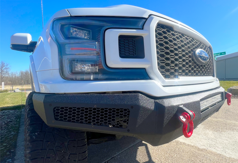 Load image into Gallery viewer, Fishbone Offroad 18-20 Ford F150 Pelican Front Bumper - Black Texture
