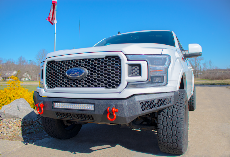 Load image into Gallery viewer, Fishbone Offroad 18-20 Ford F150 Pelican Front Bumper - Black Texture
