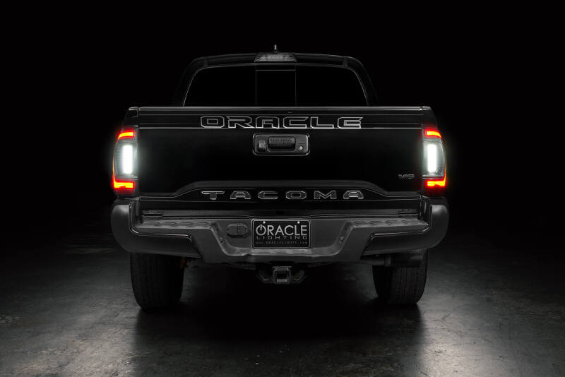 Load image into Gallery viewer, Oracle Lighting 16-23 Gen 3 Toyota Tacoma Black Series Flush Style LED Tail Lights SEE WARRANTY
