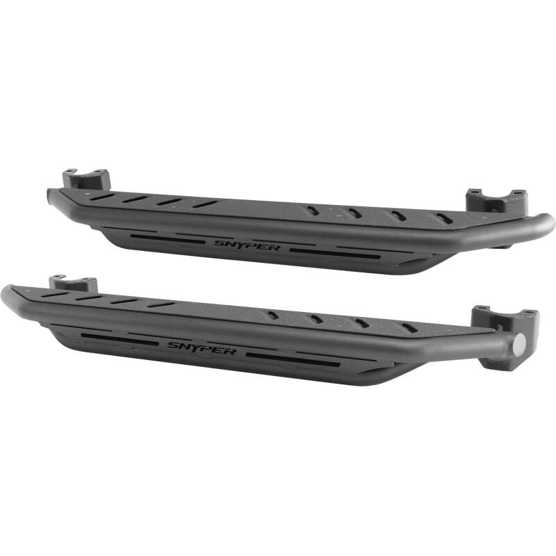 Load image into Gallery viewer, Westin/Snyper 07-17 Jeep Wrangler Triple Tube Rock Rail Steps - Textured Black
