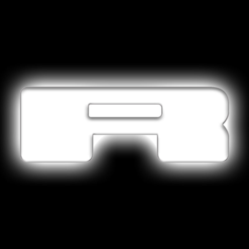 Load image into Gallery viewer, ORACLE Lighting Universal Illuminated LED Letter Badges - Matte Wht Surface Finish - R

