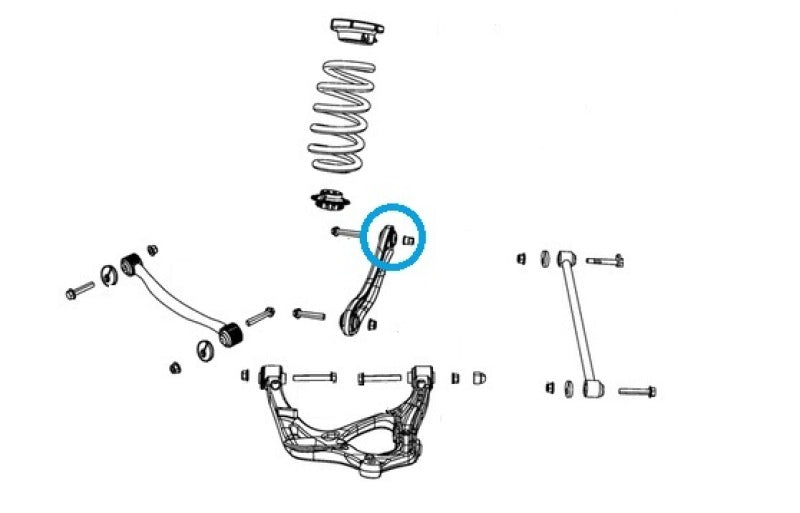 Load image into Gallery viewer, Superpro 11-24 Jeep WK2 Grand Cherokee - Adjustable Rear Upper Control Arm - Inner Bushing

