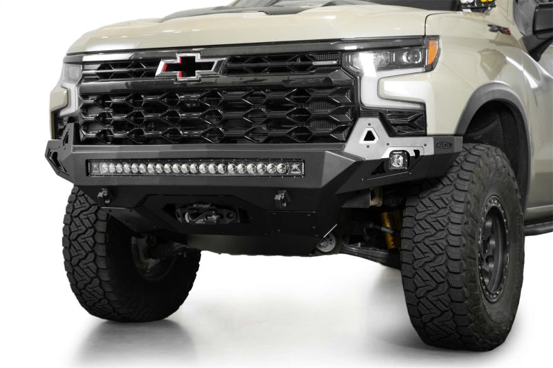 Load image into Gallery viewer, Addictive Desert Designs 2022+ Chevy Silverado 1500 ZR2 Stealth Fighter Front Bumper
