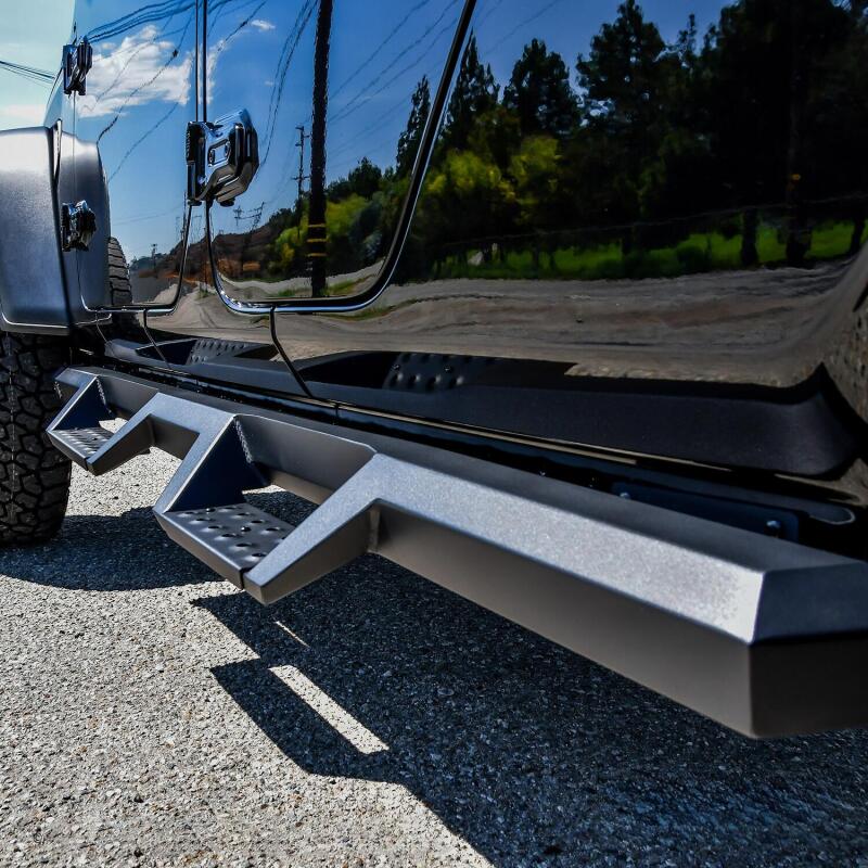 Load image into Gallery viewer, Westin 2020 Jeep Gladiator HDX Drop Nerf Step Bars - Textured Black

