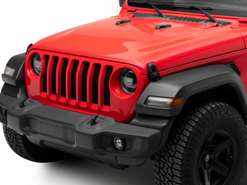 Load image into Gallery viewer, Raxiom 18-23 Jeep Wrangler JL Axial Series 9-In LED Headlights- Blk Housing (Clear Lens)
