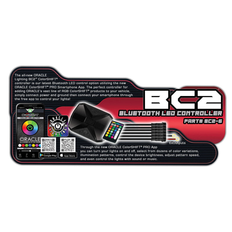 Load image into Gallery viewer, ORACLE Lighting BC2 Bluetooth ColorShift RGB LED Controller - 6 Output
