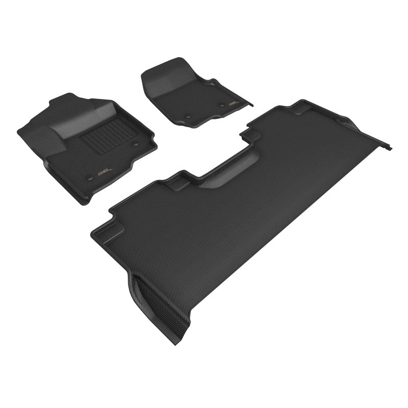 Load image into Gallery viewer, 3D MAXpider 17-26 Ford F-250/F-350/F-450/550 Crew Cab Kagu Black Full Set
