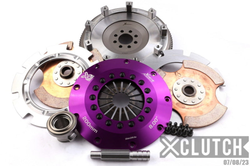 Load image into Gallery viewer, XClutch 91-98 Nissan 180SX S13 2.0L 8in Twin Solid Ceramic Clutch Kit
