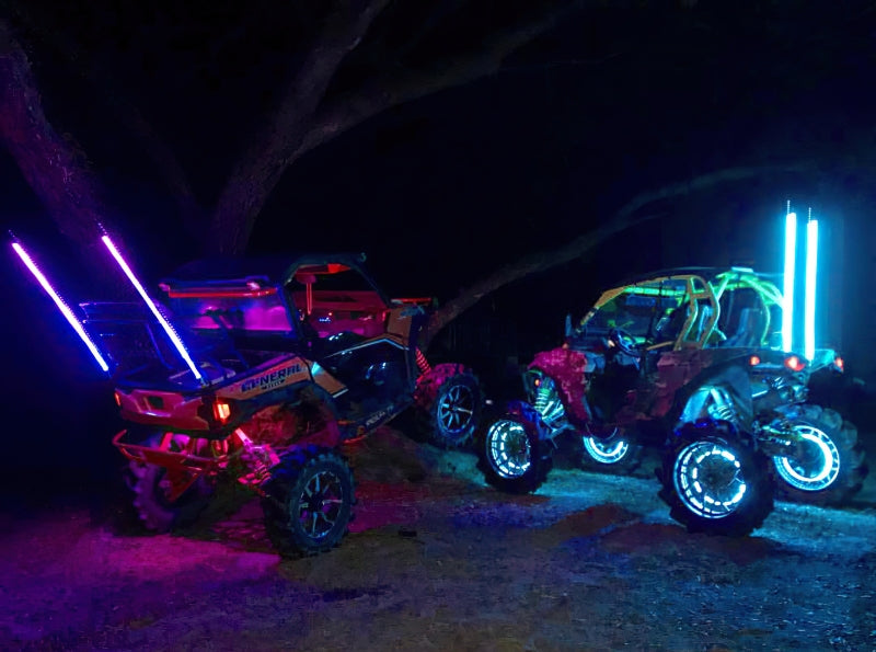 Load image into Gallery viewer, Oracle Off-Road 4ft LED Whip - ColorSHIFT
