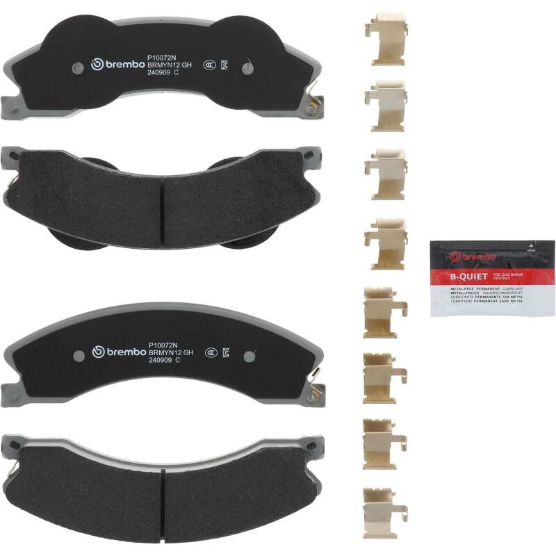 Load image into Gallery viewer, Brembo 09-17 Chevrolet Silverado 2500 HD/GMC Sierra 2500 HD/Silverado 3500 HD Front NAO Brake Pad
