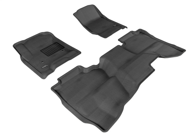 Load image into Gallery viewer, 3D MAXpider 14-19 GMC Sierra 1500 DC / 2500HD / 3500HD DC / Sierra 1500 Ltd Kagu Black Full Set
