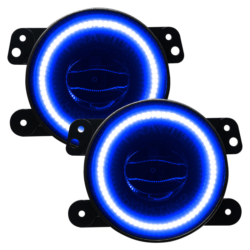Load image into Gallery viewer, Oracle Jeep Wrangler JK/JL/JT High Performance W LED Fog Lights - ColorSHIFT - Dynamic
