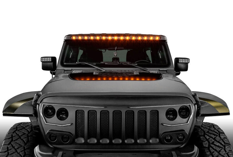 Load image into Gallery viewer, Oracle Jeep Wrangler JL/Gladiator JT Integrated Windshield LED Light Bar System
