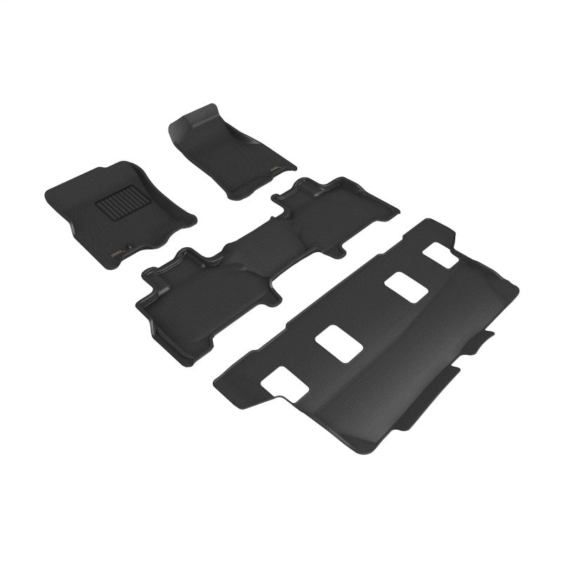 Load image into Gallery viewer, 3D MAXpider 07-10 Lincoln Navigator Kagu Black Full Set Bucket Seat w/ Center Console
