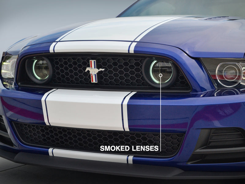 Load image into Gallery viewer, Raxiom 13-14 Ford Mustang GT CCFL Halo Fog Lights (Smoked)
