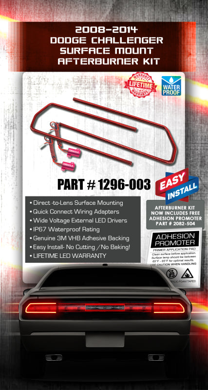 Load image into Gallery viewer, Oracle Dodge Challenger 08-14 LED Waterproof Afterburner Kit - Red
