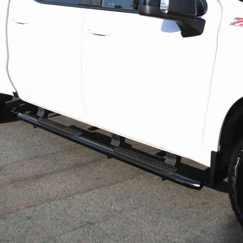 Load image into Gallery viewer, Westin 2019-2026 Chevy Silverado/Sierra 1500 Crew Cab Non LD PRO TRAXX 4 Oval Nerf Step Bars - Black
