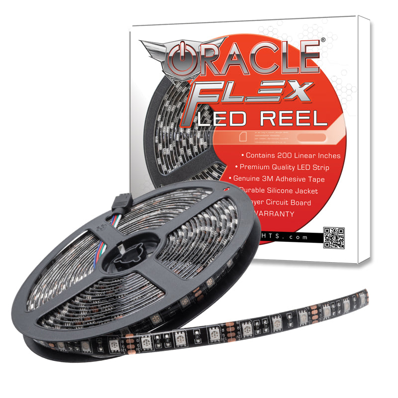 Load image into Gallery viewer, Oracle Exterior Black Flex LED Spool - White
