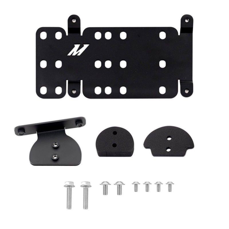 Load image into Gallery viewer, Mishimoto 19-21 Chevy 1500 Tow Hook License Plate Relocation Bracket
