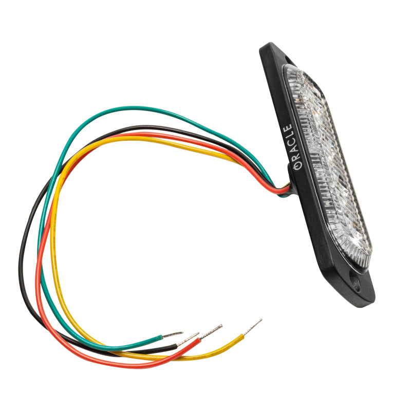 Load image into Gallery viewer, Oracle 4 LED Dual Color Slim Strobe - Amber/White
