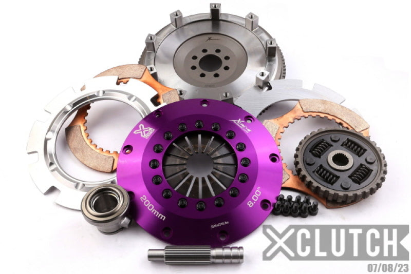 Load image into Gallery viewer, XClutch 91-98 Nissan 180SX S13 2.0L 8in Twin Sprung Ceramic Clutch Kit
