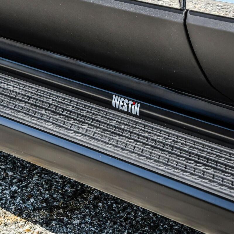 Load image into Gallery viewer, Westin SG6 Black Aluminum Running Boards 79 in
