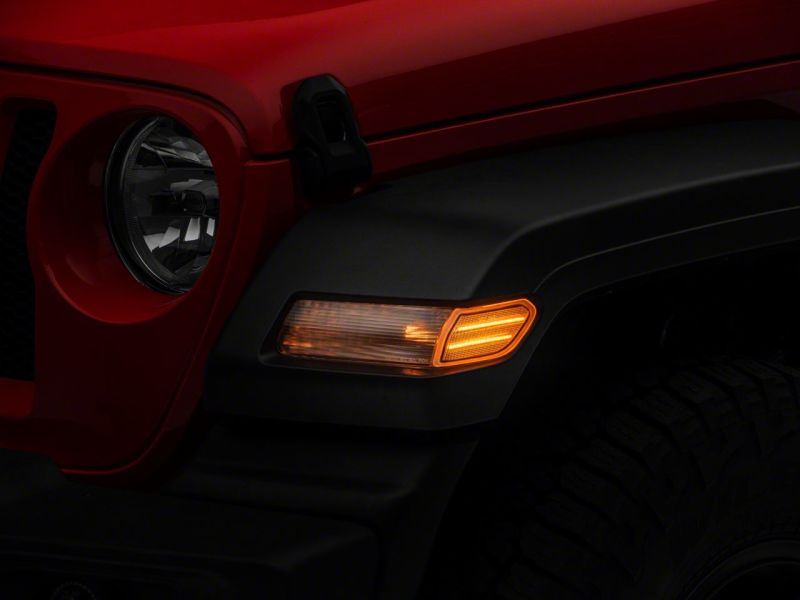 Load image into Gallery viewer, Raxiom 18-23 Jeep Wrangler JL Axial Series LED Fender Flare Marker Lights- Clear
