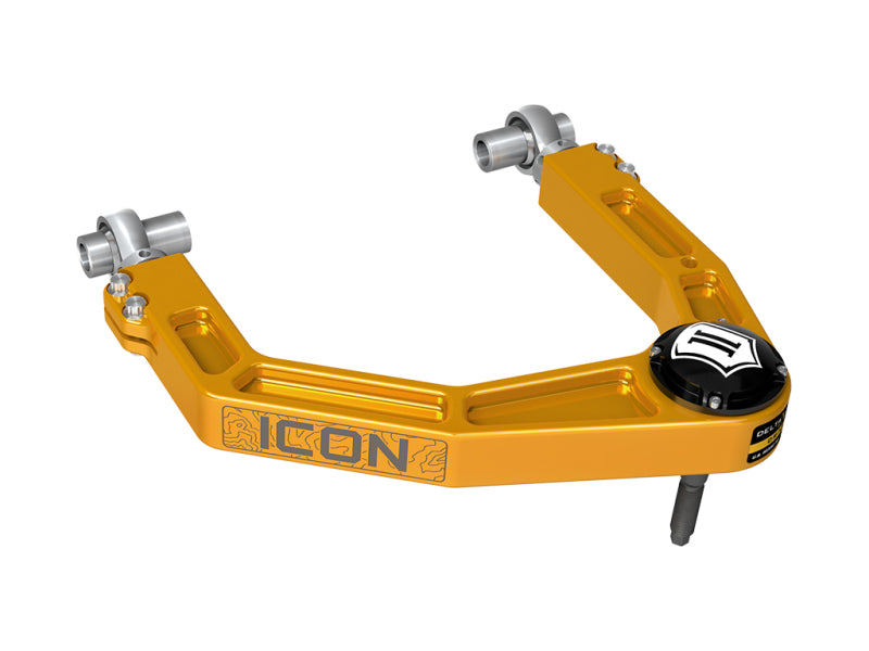 Load image into Gallery viewer, ICON 2024 Toyota Tacoma Billet Upper Control Arm w/ Delta Joint Pro - Gold Anodized
