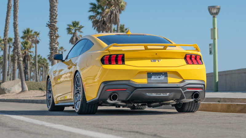 Load image into Gallery viewer, Borla 2024 Ford Mustang GT 5.0L V8 w/o Active Exhaust ATAK Axle-Back Exhaust System - Black Chrome
